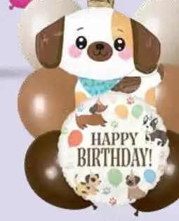 Party City Kawaii Puppy Supershape Balloon Bouquet, 8-pk offer