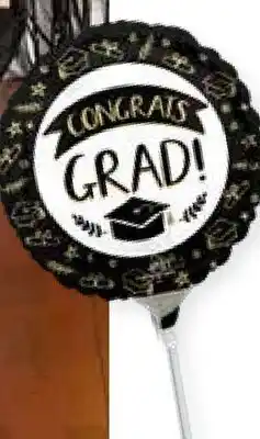 Party City Air-filled Mini Sketched Congrats Grad Balloon, 9-in offer