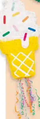 Party City Ice Cream Cone Drum Pinata offer