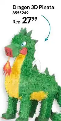 Party City Dragon 3D Pinata offer