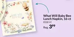 Party City What Will Baby Bee Lunch Napkin, 16-ct offer