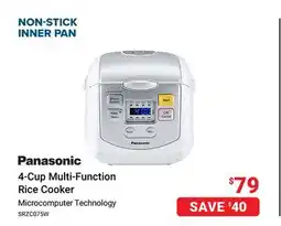 Visions Electronics Panasonic 4-Cup Multi-Function Rice Cooker offer