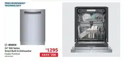 Visions Electronics BOSCH 24 590 Series Smart Built-In Dishwasher offer