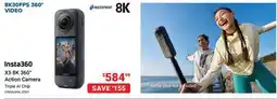 Visions Electronics Insta360 X5 8K 360° Action Camera offer