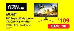 Visions Electronics 24 Aopen Widescreen IPS Gaming Monitor offer