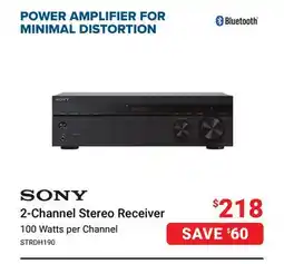 Visions Electronics SONY 2-Channel Stereo Receiver offer
