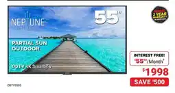 Visions Electronics NEPTUNE 55 PARTIAL SUN OUTDOOR ODTV 4K Smart TV offer