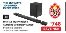 Visions Electronics JBL BAR 9.1 True Wireless Surround with Dolby Atmos offer