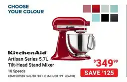 Visions Electronics KitchenAid Artisan Series 5.7L Tilt-Head Stand Mixer offer
