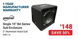 Visions Electronics Single 10 BA Series Sub Enclosure offer
