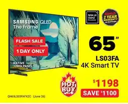 Visions Electronics 65 LS03FA 4K Smart TV offer