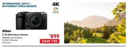 Visions Electronics Nikon Z 30 4K Wireless Camera offer