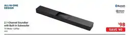 Visions Electronics 2.1-Channel Soundbar with Built-in Subwoofer offer