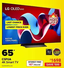 Visions Electronics 65 C5PUA 4K Smart TV offer