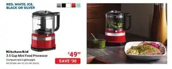Visions Electronics KitchenAid 3.5 Cup Mini Food Processor offer