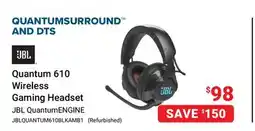Visions Electronics JBL Quantum 610 Wireless Gaming Headset offer