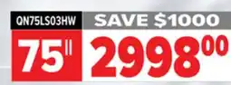 2001 Audio Video QN75LS03HW Samsung The Frame Pro Neo QLED 4 75 offer