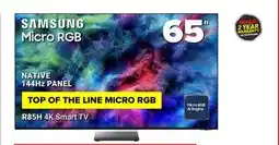 Visions Electronics SAMSUNG Micro RGB 65 R85H 4K Smart TV offer