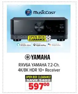 2001 Audio Video YAMAHA 7.2-Ch. 4K/8K HDR 10+ Receiver offer