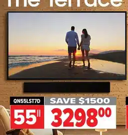 2001 Audio Video QN55LST7D SAMSUNG The Terrace Partial Outdoor TV 55 offer
