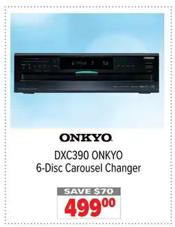 2001 Audio Video DXC390 ONKYO 6-Disc Carousel Changer offer
