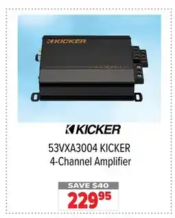 2001 Audio Video 53VXA3004 KICKER 4-Channel Amplifier offer