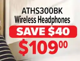 2001 Audio Video ATHS300BK Audio-Technica Wireless Headphones offer