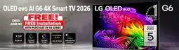 2001 Audio Video LG OLED evo AI G6 4K Smart TV 2026, 55 offer