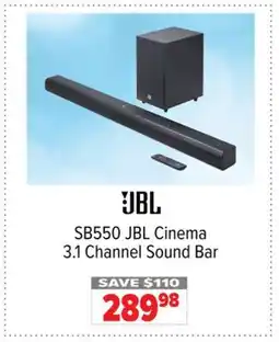2001 Audio Video SB550 JBL Cinema 3.1 Channel Sound Bar offer