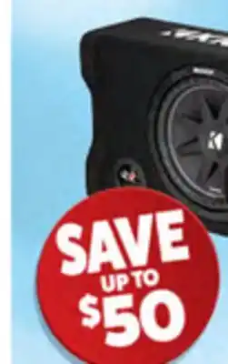 2001 Audio Video KICKER Sealed Down-Firing Enclosures offer