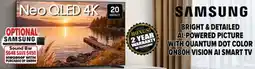 2001 Audio Video SAMSUNG Neo QLED 4K, 55 offer