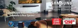 2001 Audio Video SAMSUNG HWQ990F Q series Sound Bar 11.1/4 Channel Subwoofer & Rear Speaker offer