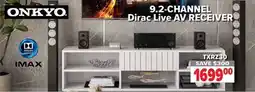 2001 Audio Video TXRZ30 ONKYO 9.2-CHANNEL Dirac Live AV RECEIVER offer