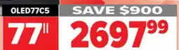 2001 Audio Video OLED77C5 77 LG OLED EVO AI 1 offer