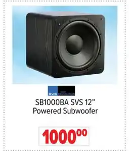 2001 Audio Video SB1000BA SVS 12 Powered Subwoofer offer
