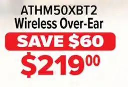 2001 Audio Video ATHM50XBT2 Audio-technica Wireless Over-Ear Headphones offer