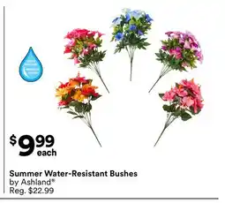 Michaels Summer Water-Resistant Bushes by Ashland offer