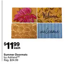 Michaels Summer Doormats by Ashland offer