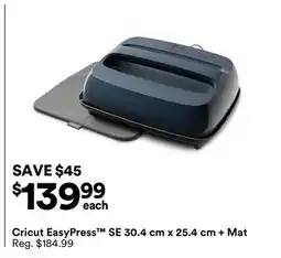 Michaels Cricut EasyPress SE 30.4 cm x 25.4 cm + Mat offer