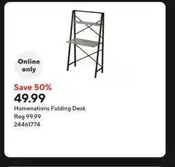 Staples Homenations Folding Desk offer