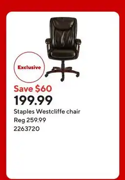 Staples Staples Westcliffe chair offer