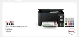 Staples Epson EcoTank ET-2400 All-in-One Printer offer