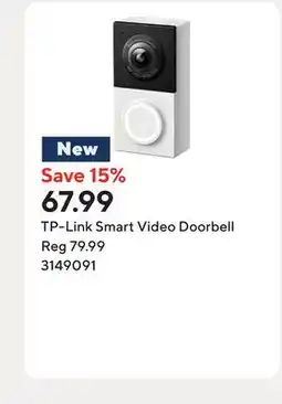 Staples TP-Link Smart Video Doorbell offer