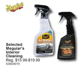 PartSource Selected Meguiar's Interior Cleaning offer