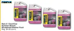 PartSource Rain-X ClearView Summer Breeze Windshield Washer Fluid offer