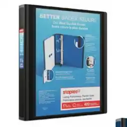 Staples Staples Better Binder - 1-1/2 - Black offer