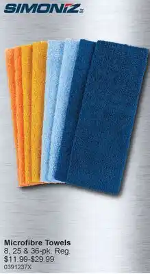PartSource SIMONIZ Microfibre Towels 8, 25 & 36-pk offer