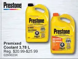 PartSource Prestone Premixed Coolant offer