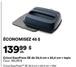 Michaels Cricut EasyPress SE de 30,4 cm x 25,4 cm + tapis offer