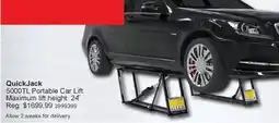 PartSource Quick Jack 5000TL Portable Car Lift offer